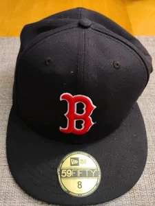 Boston Red Sox Hat Cap New Era Size 8 Fitted 59Fifty 2018 World Series Patch - Picture 1 of 7