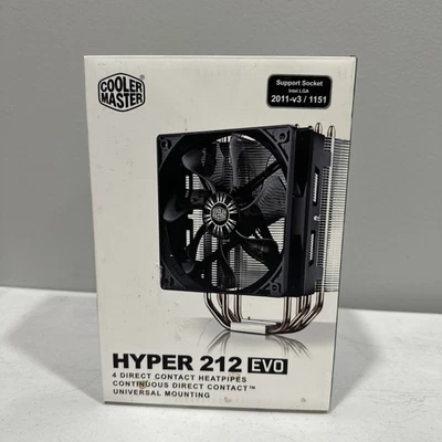 Cooler Master NEW Hyper 212 EVO - CPU Cooler RR-212E-20PK-R2 for Intel LGA AMD - Image 1 of 4