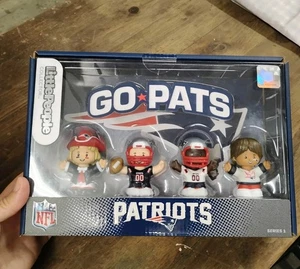 Little People NFL Patriots Go Pats Fisher Price Collector Series 1 New Sealed - Picture 1 of 8