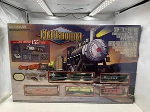 Bachmann 00626 HO Chattanooga Steam Engine Train Set 155 Pieces! Smoke & Light! - Picture 1 of 8