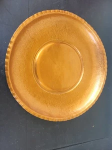 Bandeja redonda para servir cobre martillado 14” plato A.L. Brearcliffe North Bend - Imagen 1 de 4