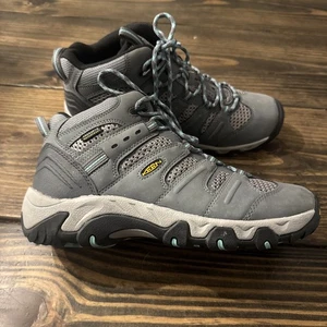 Women's Keen Koven Hiking Shoes. Size 9 W Blue - Picture 1 of 6