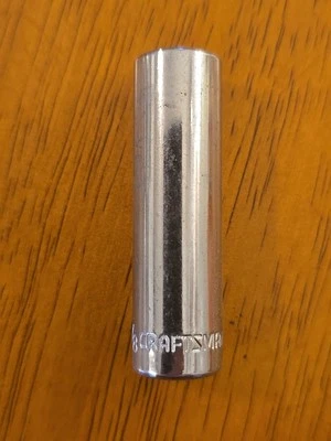 Craftsman 43577 3/8" 6pt Deep Well Socket 1/4" Drive  S-AE Series  - Image 1 of 4