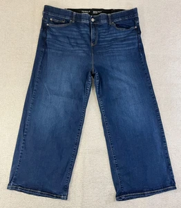 Torrid Bombshell Wide Leg Jeans Gr. 26S Supersoft High Rise Stretch Blue Denim - Bild 1 von 12