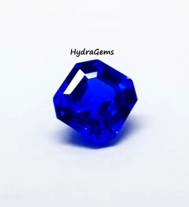 Royal Blue Sapphire Certified Radiant Cut 5.00 Ring Size Loose Gemstone - Picture 1 of 9