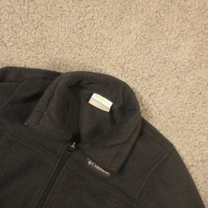 columbia boys full zip sweater size small black fleece jacket outdoor unisex - Picture 1 of 7