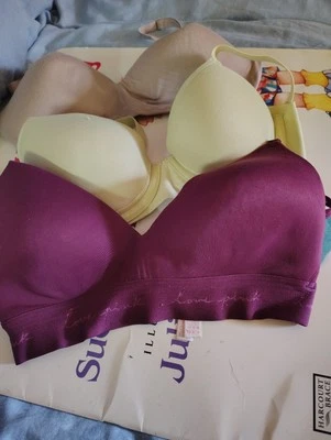 Conjunto de 2 sujetadores cómodos y de apoyo para mujer talla 2XL Foto 1 de 2