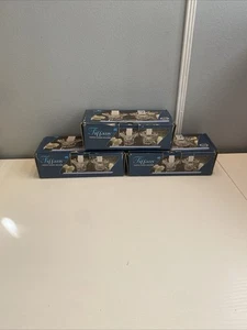 Tiffany 3 in 1 Votive Candle Holders Set of 2 In Box 25th Anniversary Kedaung - Picture 1 of 4