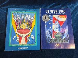 Us Open 99 & 03 Magazines With Several Autographs On The Cover (Treasure Hunt!) - Imagen 1 de 13