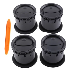 4Pcs AC Heater Air Vent/HVAC Vent Duct Black for Ford F-150 2004-2008 - Picture 1 of 12