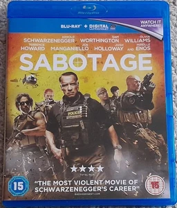 SABOTAGE BLU-RAY ARNOLD SCHWARZENEGGER  - Imagen 1 de 2