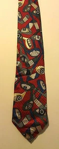 Spalding Golf Sport Club Driver Wood Iron Wedge Putter Men Silk Neck Tie #D6-18 - Picture 1 of 1