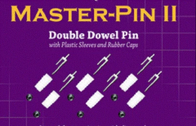 BESQUAL Dental Lab 1000 Sets Master Pin II Double Dowel Pins with Plastic Sleeves New