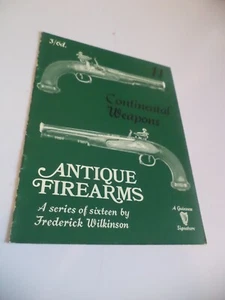 Antique Firearms Frederick Wilkinson GUINNESS PROMOTION 11 continental weapons - Picture 1 of 3