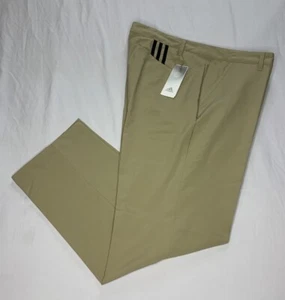 NEW! Adidas Adi Golf Pants Tan Hemp 38x30 HG8842 - Picture 1 of 15