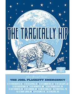 Tragically Hip - 2004 Concert Poster - 8"x10" Photo