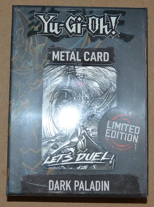 YU-GI-OH! DARK PALADIN FACTORY SEALED LIMITED EDITION METAL CARD - Picture 1 of 2