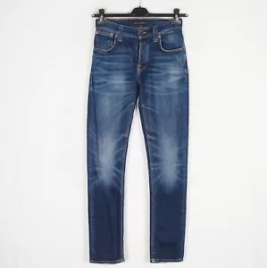 NUDIE JEANS GRIM TIM Cold Crisp Hombres Jeans Talla W28 L32 Slim Stretch Blue... - Imagen 1 de 7