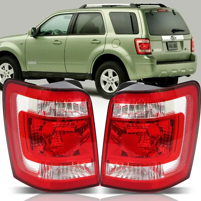 2PCS Tail Light Fit fFor 2008 2009 2010 2011 2012 Ford Escape Rear Brake Lamps - Image 1 of 4