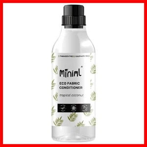 Natural Fabric Softener 1L - Biodegradable, Hypoallergenic Coconut Freshness - Picture 1 of 7