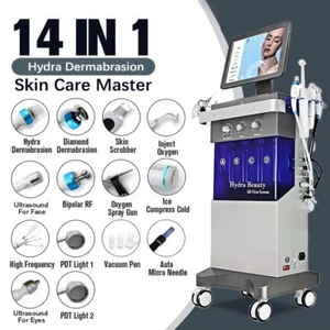 14 IN 1 hydra oxygen deep skin clean machine Hydro Dermabrasion Machine - Picture 1 of 12