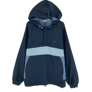 ELLESSE Navy Blue Hooded Anorak Coat Jacket Size M - Picture 1 of 9