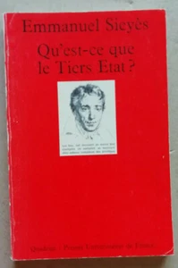 Qu'est-ce que le Tier Etat ? Emmanuel SIEYES éd Puf - Imagen 1 de 2