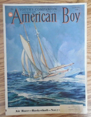 Vintage January, 1940 "American Boy" Magazine Foto 1 de 4