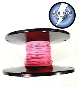 22 AWG TXL HOCHTEMPERATUR KFZ STROMKABEL KUPFERLITZE USA - PINK 100 FT - Bild 1 von 1