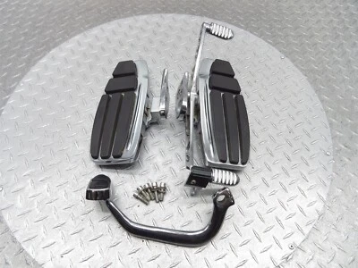 2014 12-17 Honda GL1800 Goldwing Aftermarket Floor Boards Heel Toe Brake Pedals - Imagem 1 de 4