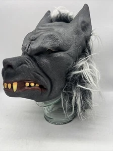 Vintage 1999 Paper Magic Group Werwolf Wolf Mann Monster Halloween Maske Cosplay - Bild 1 von 10