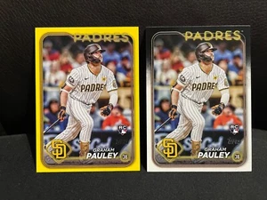 Actualización Topps 2024 borde amarillo/base Graham Pauley RC US84 Padres - Imagen 1 de 2