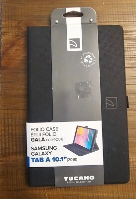Tucano Tre Gala Folio Case Samsung Galaxy Tab A 2019 10.1  TAB-GSA1910-BK  New - Image 1 of 2