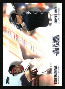 Chipper Jones / Eddie Mathews 2019 Topps #HTL-2 BASEBALL Card - Picture 1 of 2