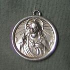 Pendentif bébé Marie Médaille religieuse vintage en argent sterling signée INFINITY