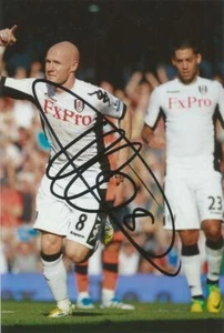 FULHAM, BIRMINGHAM & CRYSTAL PALACE: ANDY JOHNSON SIGNED 6x4 ACTION PHOTO + COA - Bild 1 von 1