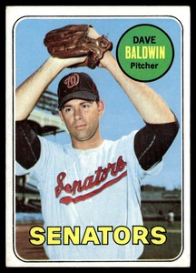 1969 Topps #132 Dave Baldwin  VG-EX-B112R1