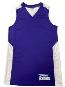 Champro Youth Charge Fitted Basketball Jersey Purple/White/White Youth Large - Picture 1 of 1