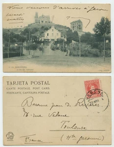 84579 - Barcelona al Pie del Tibidabo - Ansichtskarte, gelaufen nach Toulouse - Picture 1 of 1