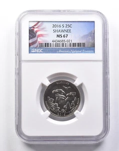 MS67 2016-S Washington Quarter Shawnee NGC *6127 - Picture 1 of 3