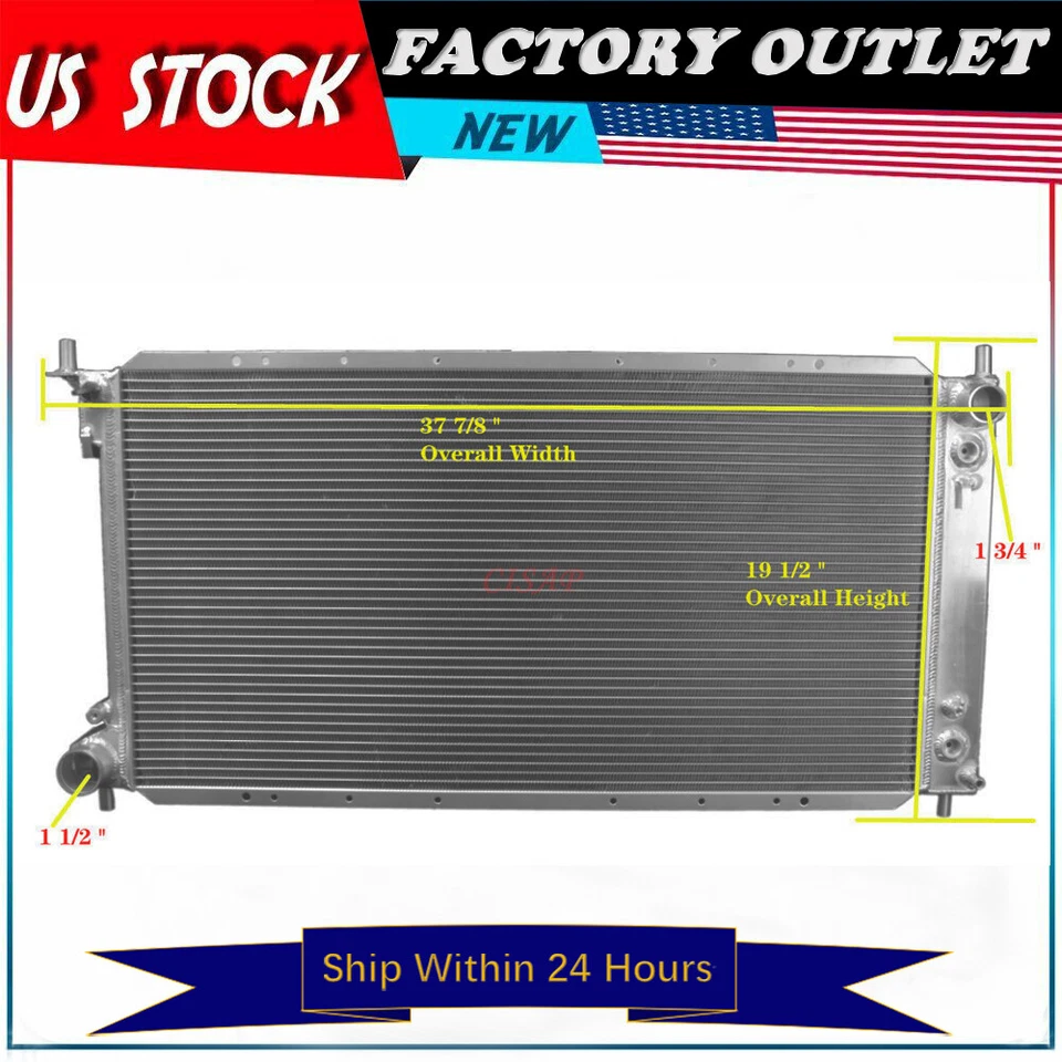 DPI:2819 3ROW All Aluminum Radiator For 2005-2008 Ford F150 V-6 V-8 HEAVY DUTY - Image 1 of 4