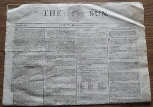 DEC 14 1792 THE SUN Newspaper - Mr Fox House of Lords House of Commons - Picture 1 of 14
