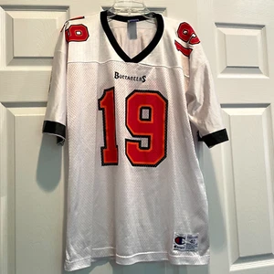 Vintage Keyshawn Johnson Jersey Tampa Bay Buccaneers #19 Champion Mens Size 40 M - Picture 1 of 11