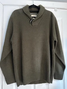 WETTERFESTER Herren Pullover Pulli mit Schalkragen olivgrün Neu mit Etikett Gr. XL - Bild 1 von 6