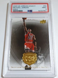 2009 UD Jordan Legacy Michael Jordan #64 GOLD - PSA 9 (POP 12) - Picture 1 of 2