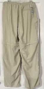 Columbia Men's Medium Performance Fishing Gear Zip Off Pants Shorts PFG L 32 - Picture 1 of 10