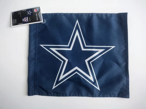 NFL Dallas Cowboys Car Auto Flag 2 Sided Americas Team 11X14 Wincraft Flag Only Cover