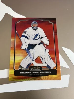 2022-23 O-Pee-Chee Platinum Sunset Andrei Vasilevskiy #39 Tampa Bay Lightning - Image 1 of 2