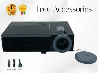 3,500 Lumens DLP Projector 4K Compatible HDMI USB VGA + 1 Year Warranty Included - Image 1 of 4