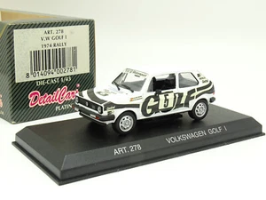Detail Cars 1/43 - VW Golf 1 GTI Jänner Rallye 1979 - Imagen 1 de 1